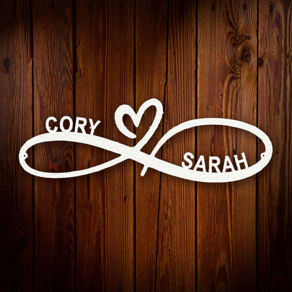 Eternal Love Custom Couple Name Sign