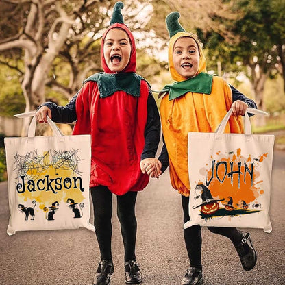 Personalized Halloween Trick or Treat Goodie Bags