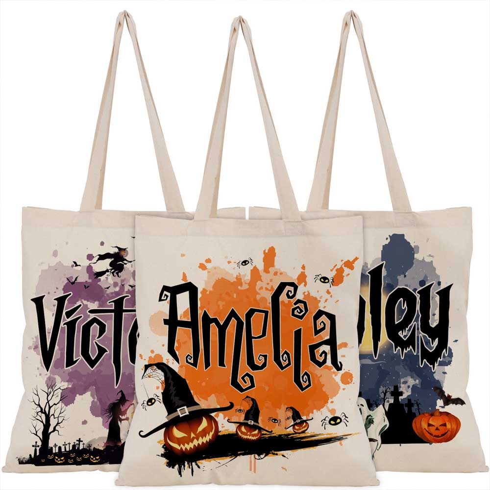 Personalized Halloween Trick or Treat Goodie Bags