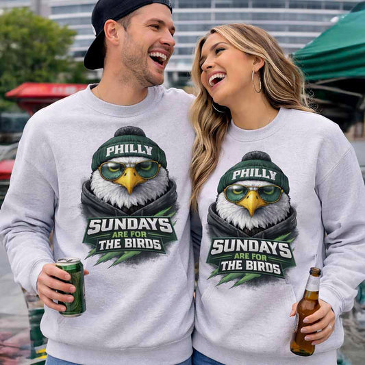 Vintage Philly Sundays Are For The Birds Football Game Day Sweatshirt