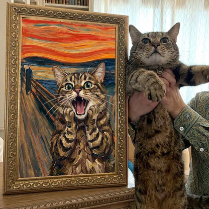 The Scream Pet Custom Funny Portrait