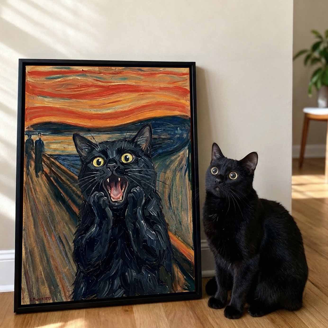 The Scream Pet Custom Funny Portrait