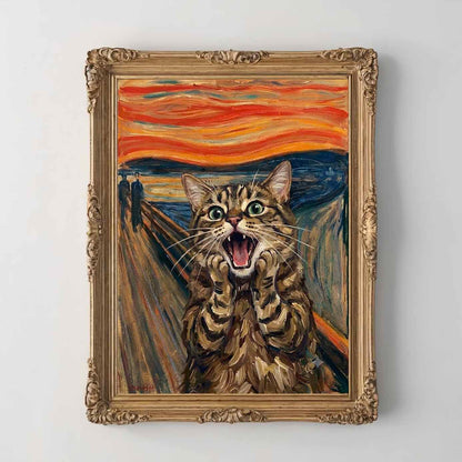 The Scream Pet Custom Funny Portrait