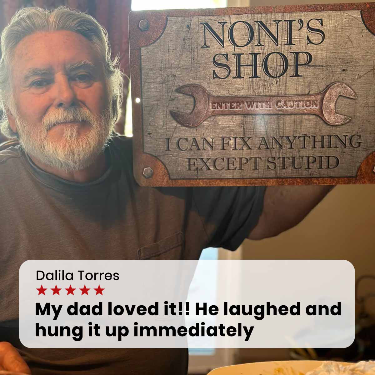 Custom Workshop Garage Rustic Metal Sign