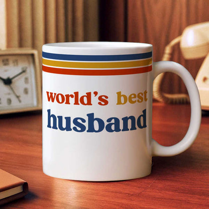 Custom Name Retro 70s Mug For Men