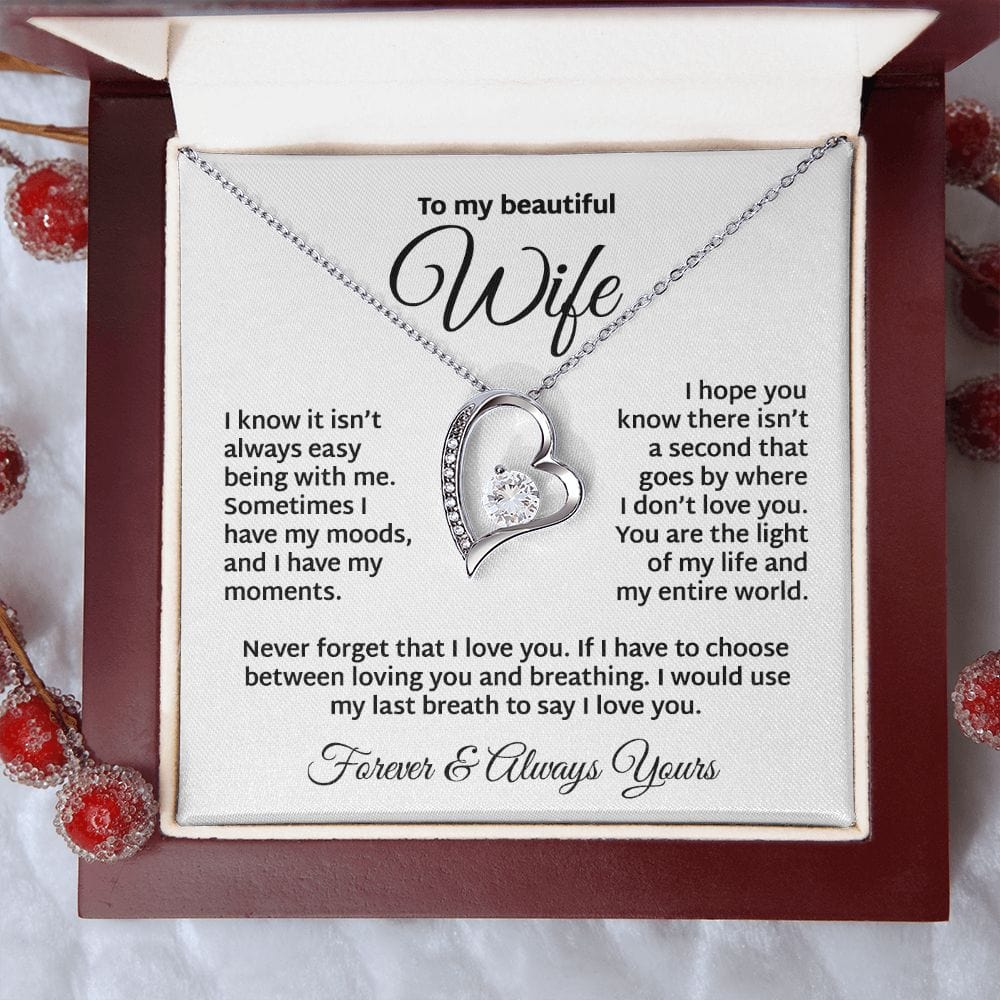 My wife necklace discount