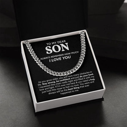 As You Grow Older | To My Son Cuban Chain