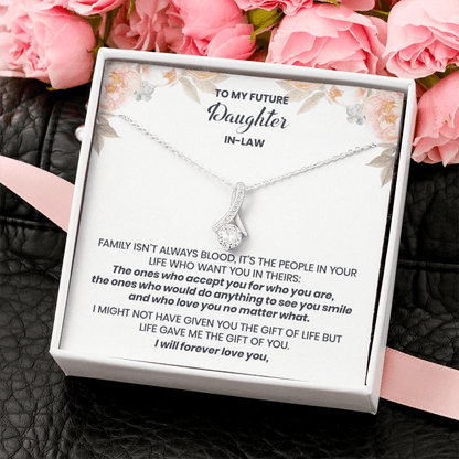 Family Isn't Always Blood | To My Daughter-In-Law Necklace