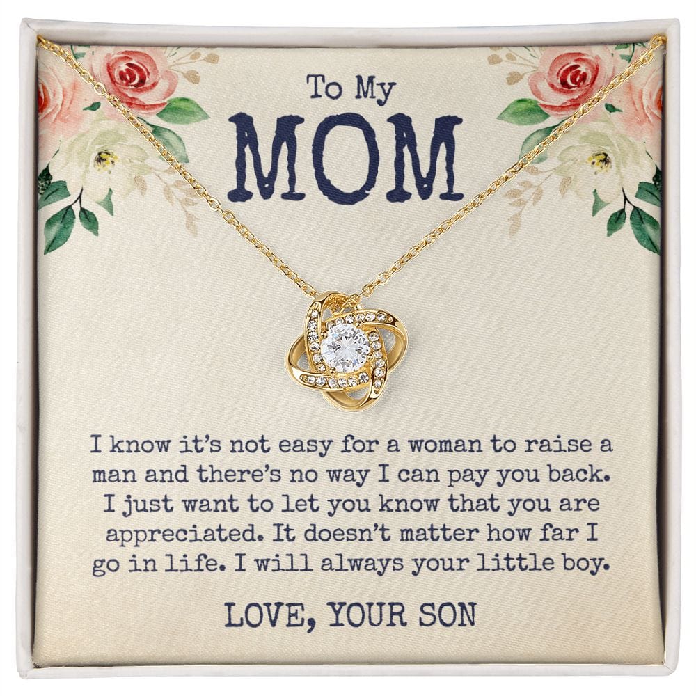 No Way I Can Repay You | To My Mom From Son Necklace