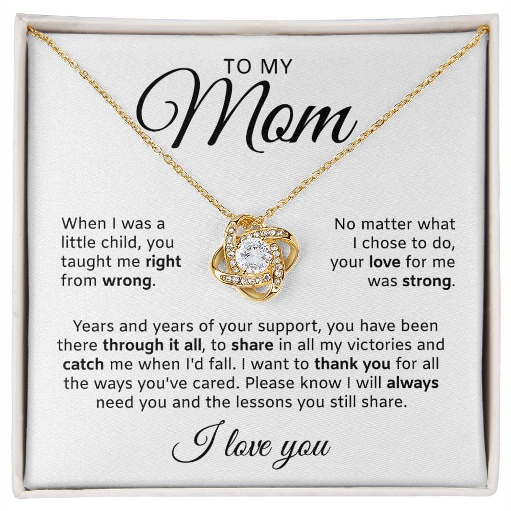 When I Was A Little Child |  To My Mom Necklace