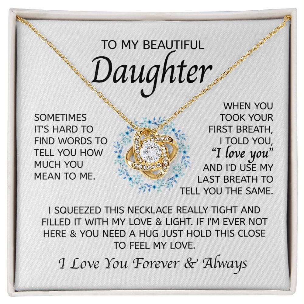 When You Took Your First Breath | Necklace to my Daughter