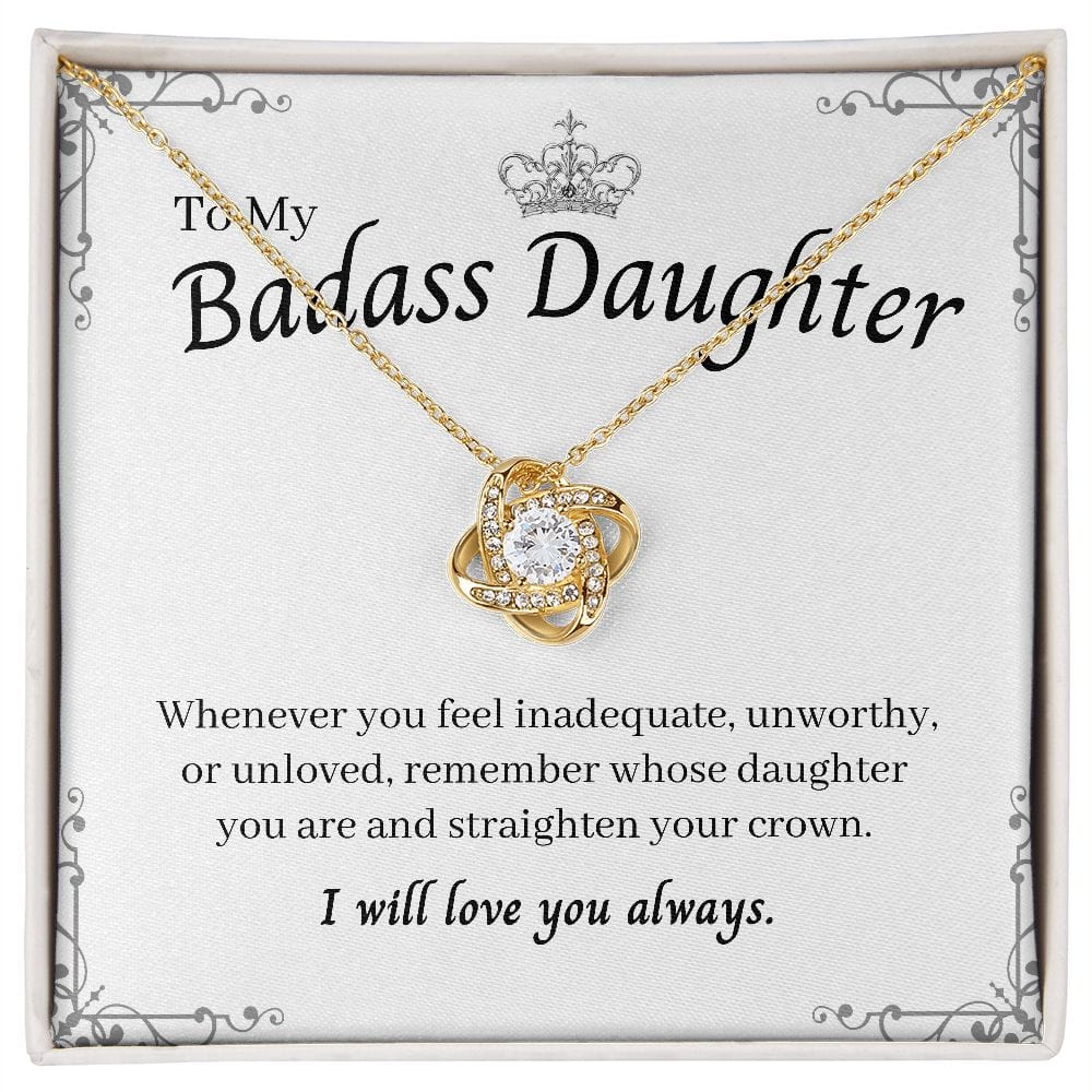 Straighten Your Crown Necklace For Your Daughter