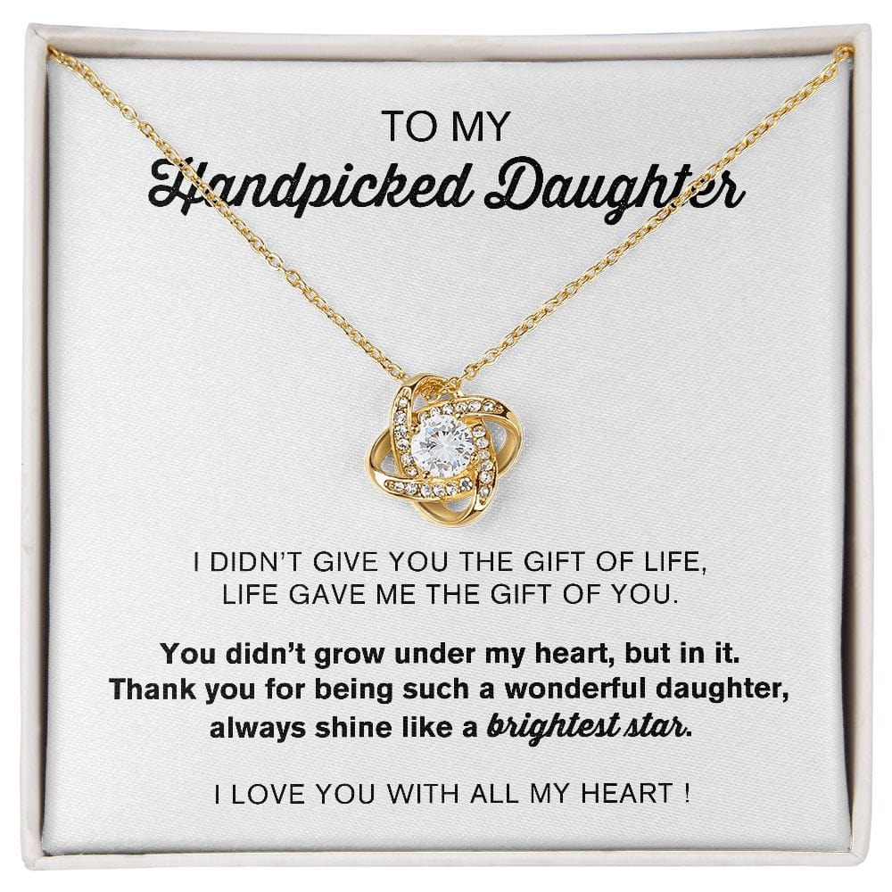 To My Handpicked Daughter Necklace