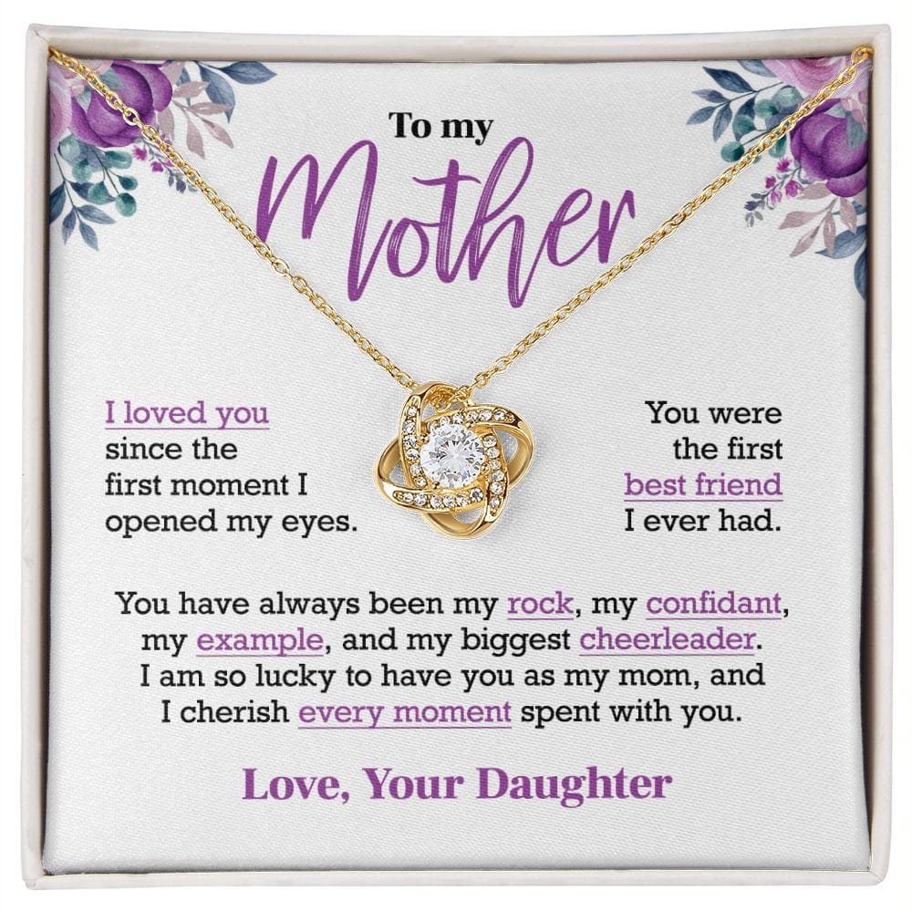 My Rock My Confidant My Example | To My Mom Necklace