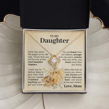 One of The Most Beautiful Chapter | To My Daughter Necklace