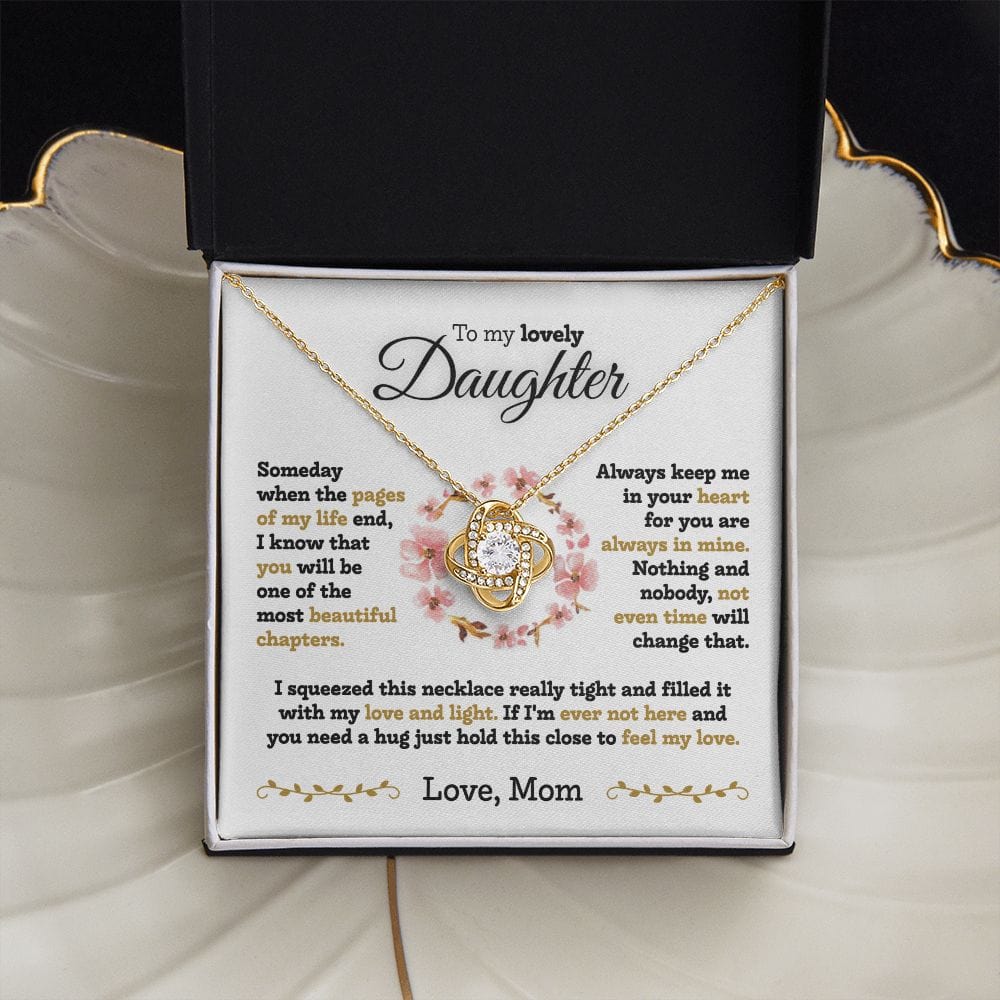 Beautiful Chapters | To My Daughter Necklace From Mom