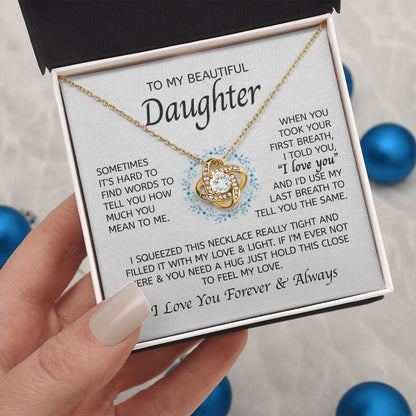 First Breath Last Breath | To My Beautiful Daughter Necklace