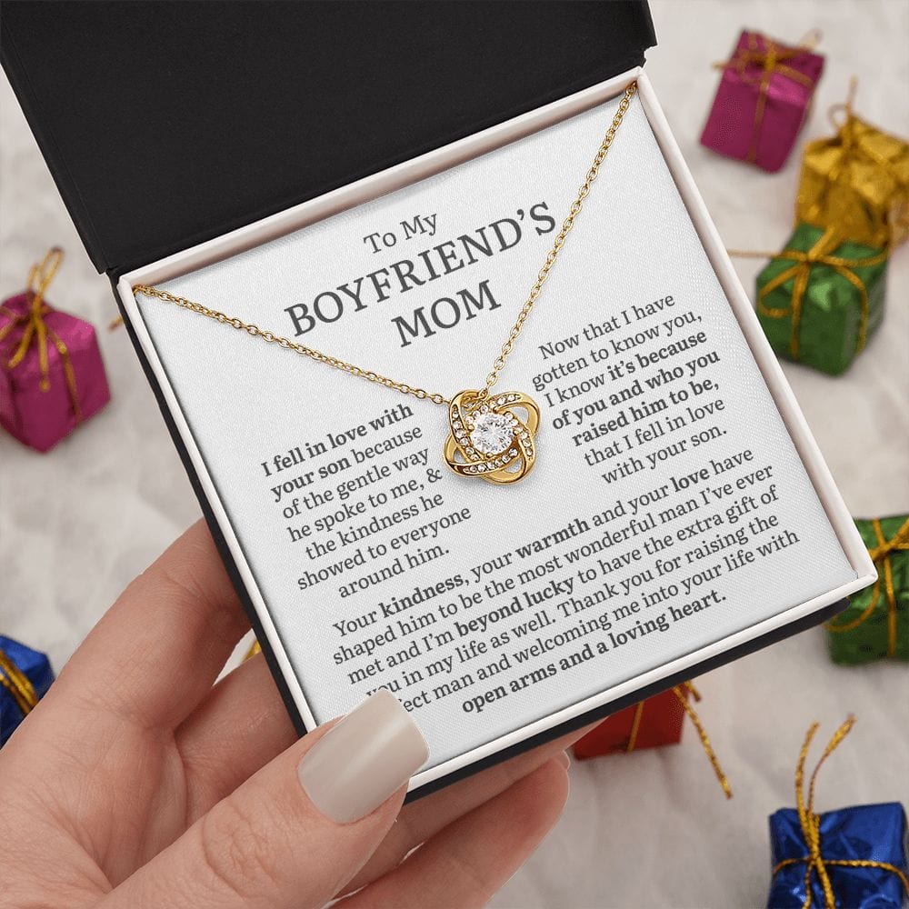 I Fell In Love With Your Son | To My Boyfriend's Mom Necklace