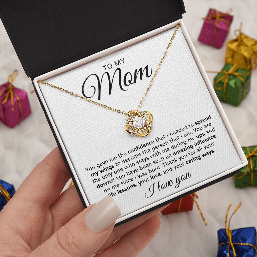 You Gave Me The Confidence | To My Mom Necklace