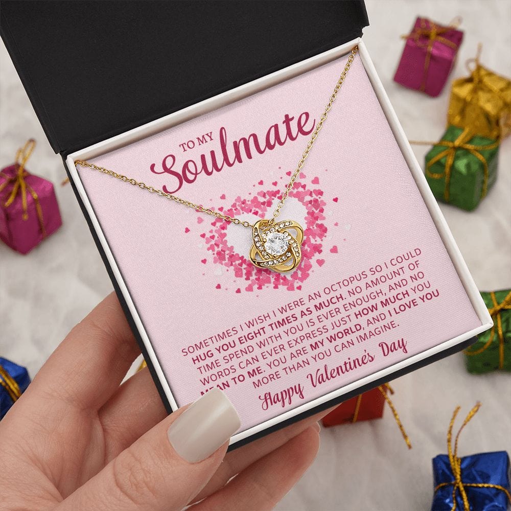 I Wish I Were An Octopus | To My Soulmate Necklace