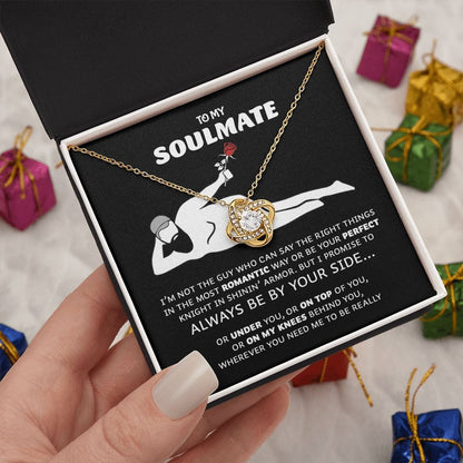 To My Soulmate Necklace | Naughty Valentine Anniversary Gift For Her