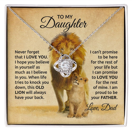 Never Forget That I Love You | To My Daughter Necklace From Dad