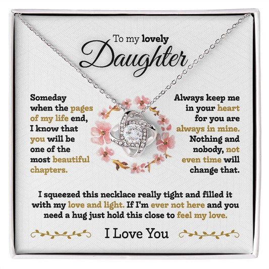 Beautiful Chapter| To My Daughter Necklace From Mom & Dad