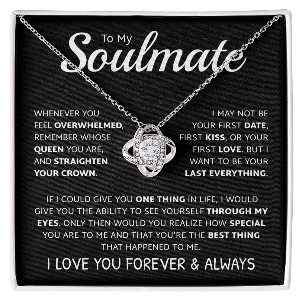 Whose queen you are  | To my soulmate