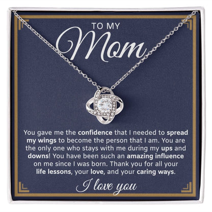 You Gave Me The Confidence | To My Mom Necklace