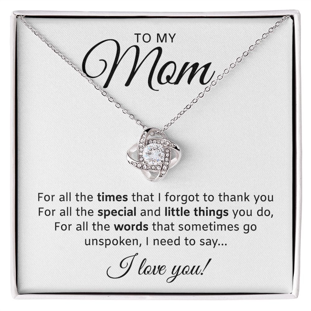 For All The Time | To My Mom Necklace