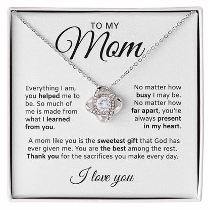 Everything I Am | To My Mom Necklace