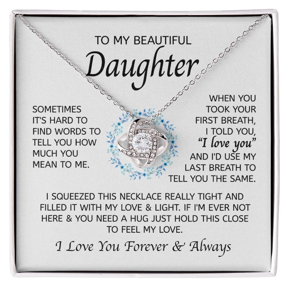 When You Took Your First Breath | Necklace to my Daughter