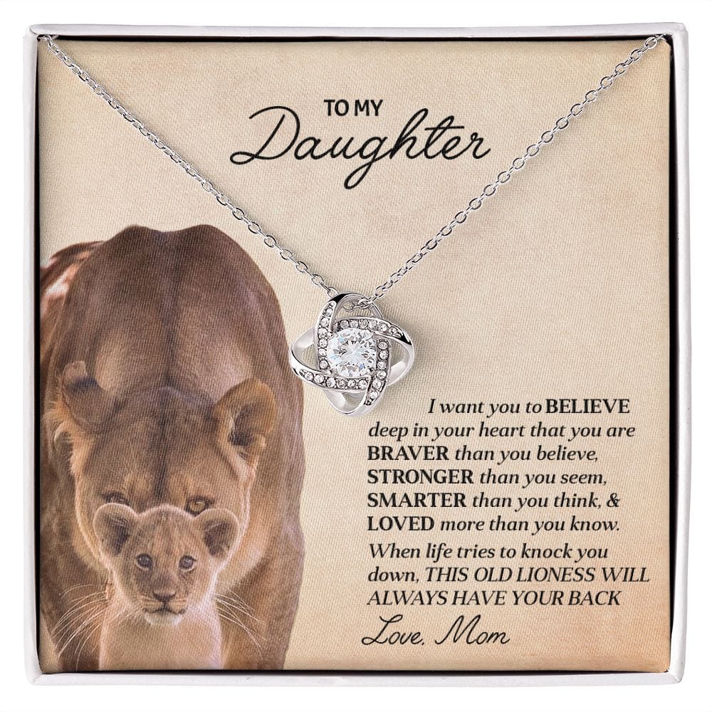 This Lioness Got Your Back | To My Daughter Necklace