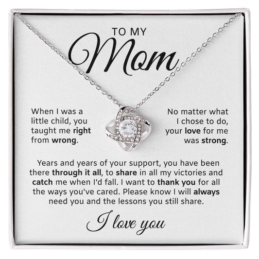 When I Was A Little Child |  To My Mom Necklace