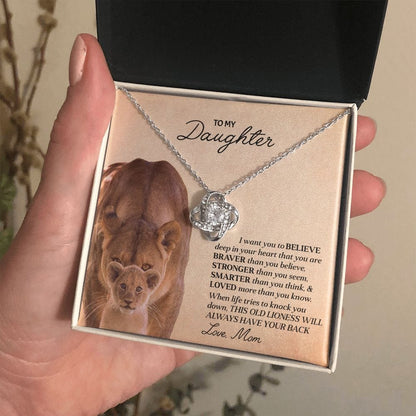 This Lioness Got Your Back | To My Daughter Necklace