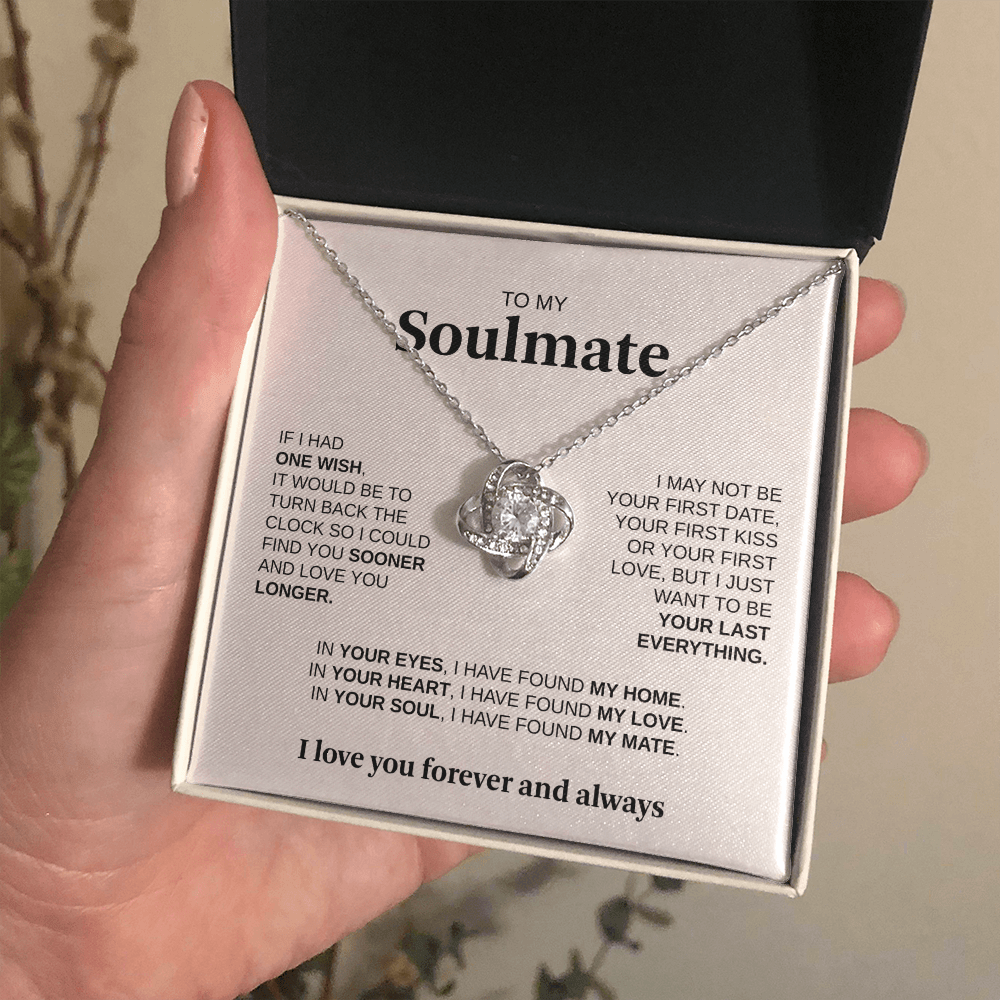 If I Have One Wish | To My Soulmate Necklace