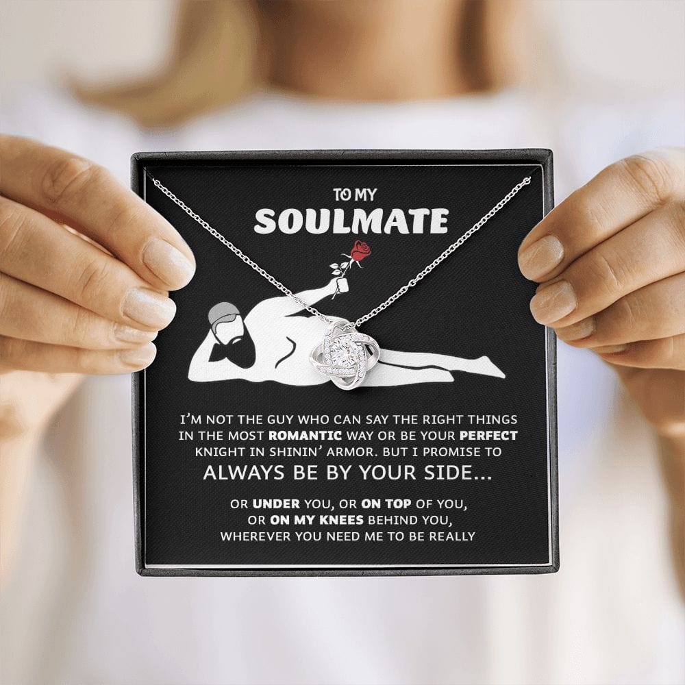 To My Soulmate Necklace | Naughty Valentine Anniversary Gift For Her