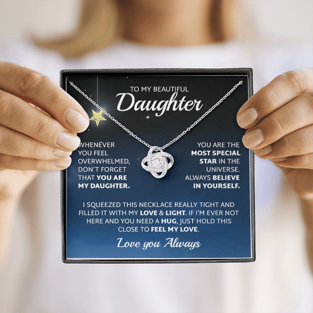Special daughter necklace on sale