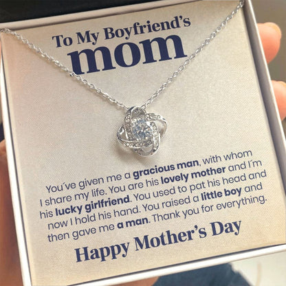 You Given Me A Gracious Man | To My Boyfriends Mom Necklace