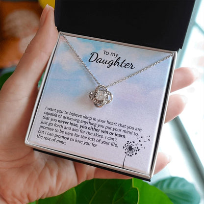 Aim For The Sky | To My Daughter Necklace