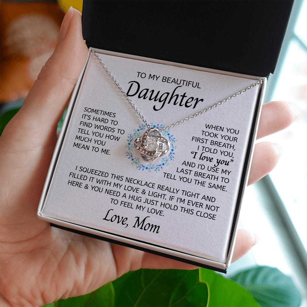 When You Took Your First Breath | To My Daughter Necklace