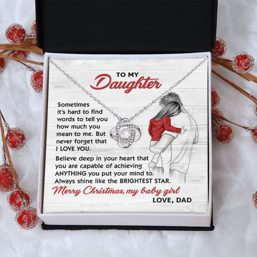 Shine Like A Brightest Star | To My Daughter Necklace