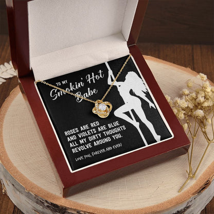 All My Dirty Thought | Funny Naughty Valentine Anniversary Necklace Gift For Her