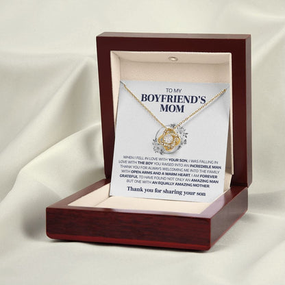 The Boy You Raised | To My Boyfriends Mom Necklace