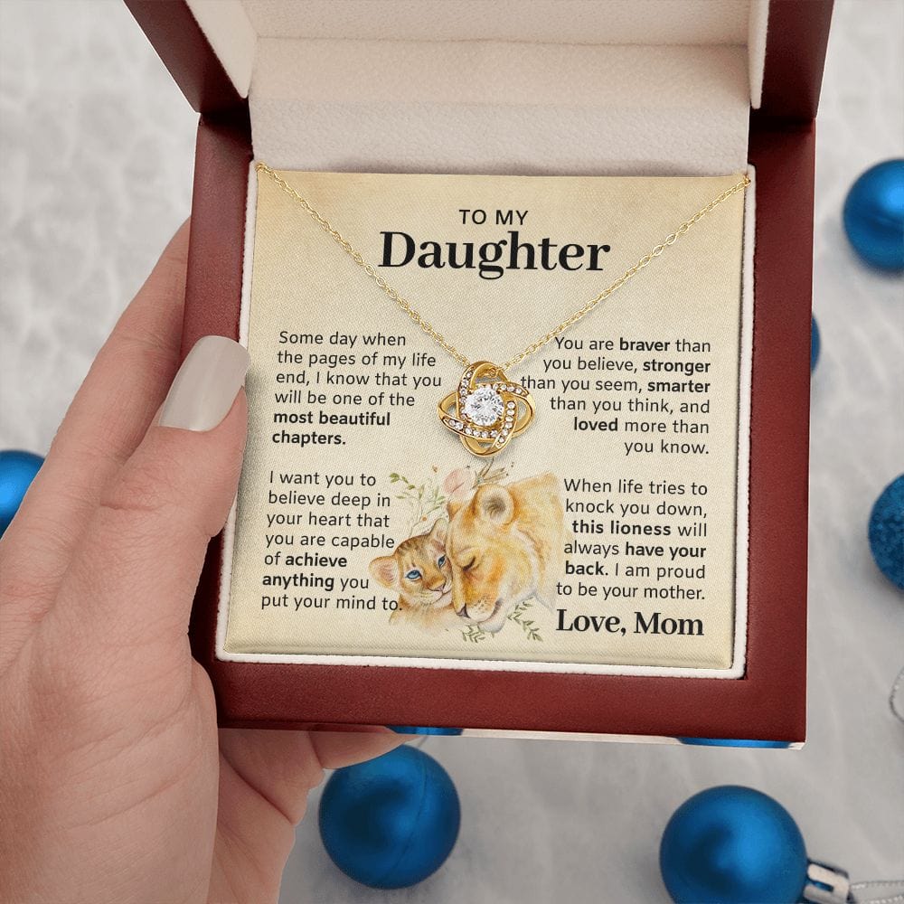 One of The Most Beautiful Chapter | To My Daughter Necklace