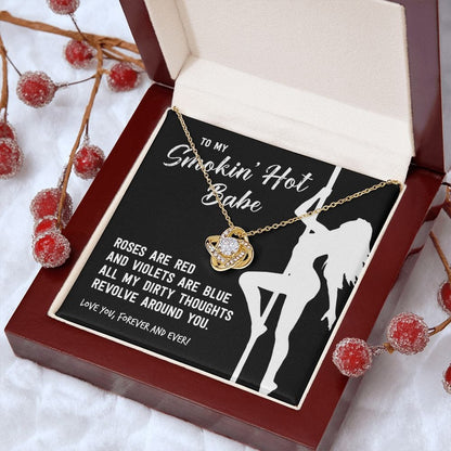 All My Dirty Thought | Funny Naughty Valentine Anniversary Necklace Gift For Her