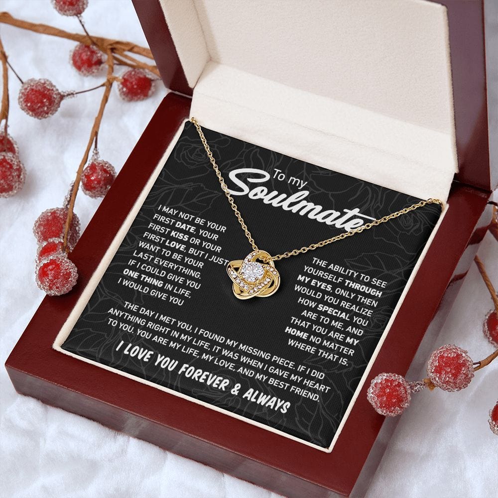 Not Your First Date First Kiss First Love | To My Soulmate Necklace