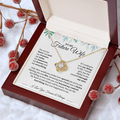 My Heart, My Soul, My Treasure | To My Future Wife Necklace