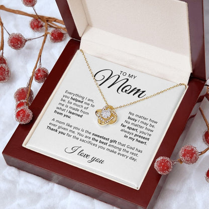 Everything I Am | To My Mom Necklace