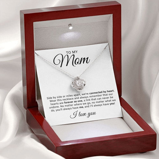 Connected By Heart | To My Mom Necklace